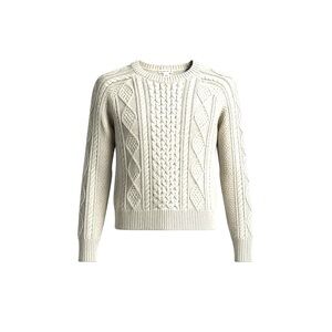 J.CREW KIDS Crewcuts Boys Fisherman Cable Knit Sweater Sz Medium (8-9)